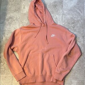 Nike Coral Hoodie with Logo